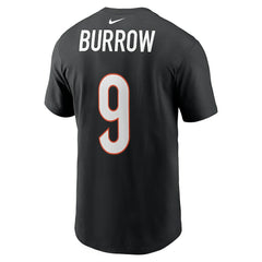 Cincinnati Bengals Nike Joe Burrow  Player Name & Number T-Shirt