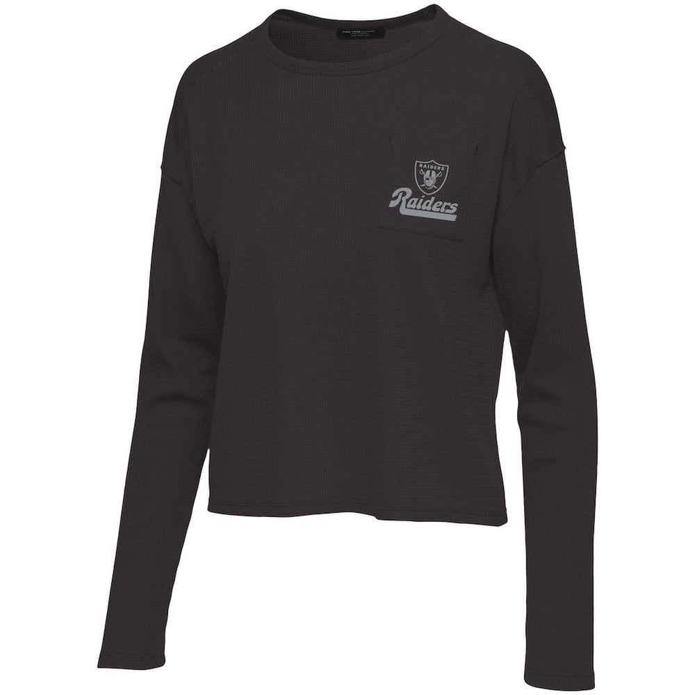 Las Vegas Raiders  Junk Food Women's Pocket Thermal Long Sleeve T-Shirt