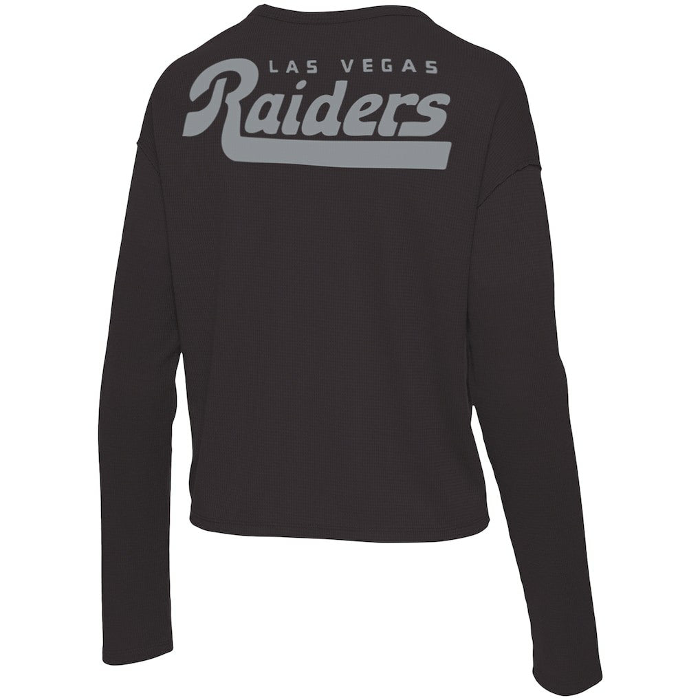 Las Vegas Raiders  Junk Food Women's Pocket Thermal Long Sleeve T-Shirt