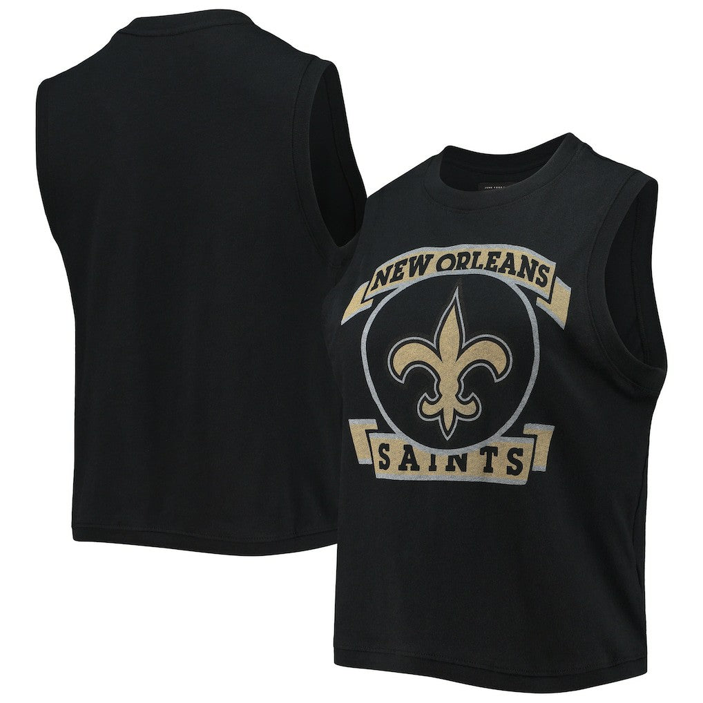 New Orleans Saints  Junk Food Women's Rib Ranger Muscle Tank Top