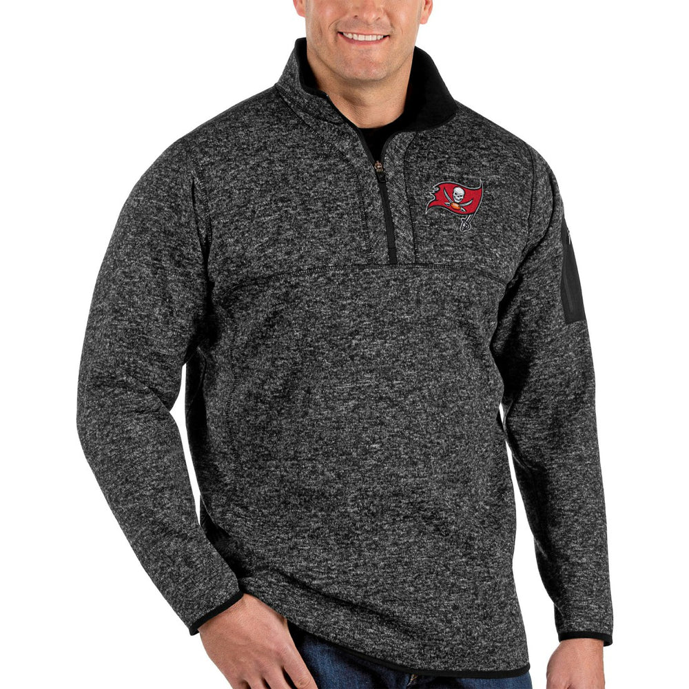 Tampa Bay Buccaneers  Antigua Fortune Big & Tall Quarter-Zip Pullover Jacket
