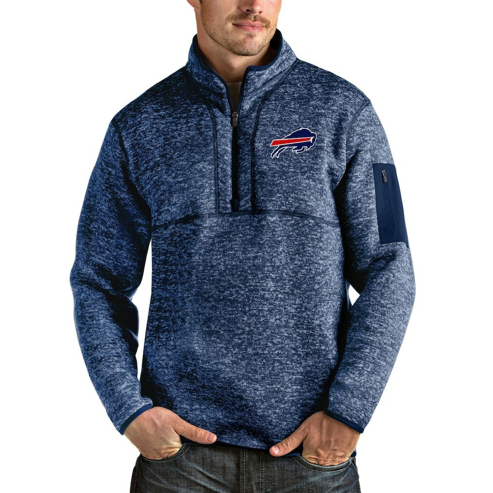 Buffalo Bills  Antigua Fortune Quarter-Zip Pullover Jacket