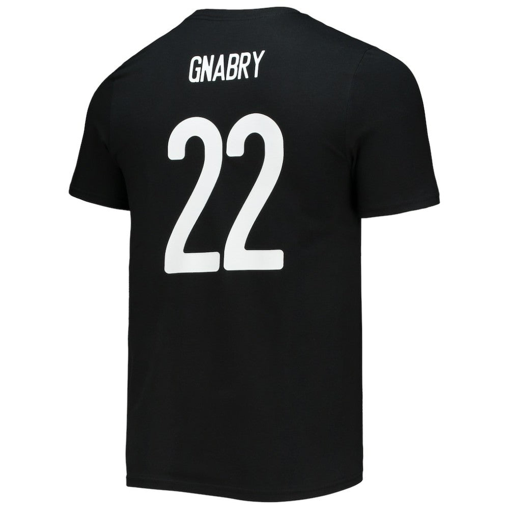 Serge Gnabry Bayern Munich Amplifier Name & Number T-Shirt Black - Adidas