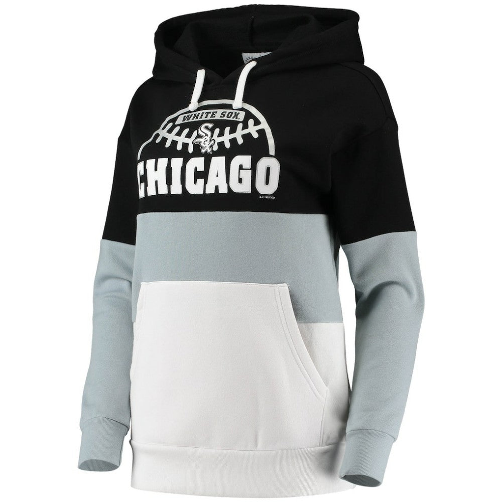 Chicago White Sox G-III Sports by Carl Banks Women's Block and Tackle Colorblock Pullover Hoodie | MLB US