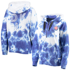 Chicago Cubs DKNY Sport Women's Dakota Tie-Dye Half-Zip Hoodie | MLB Online