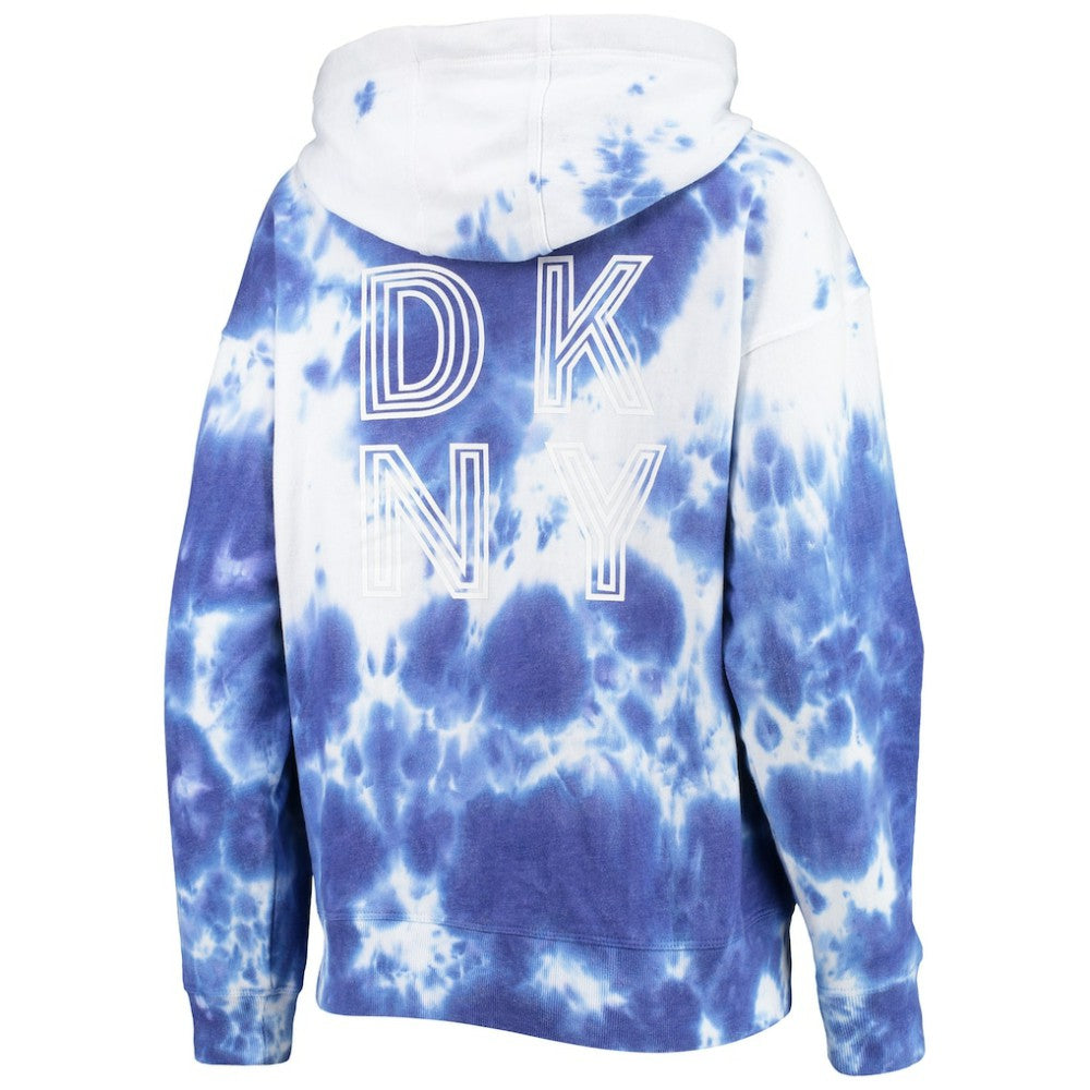 Chicago Cubs DKNY Sport Women's Dakota Tie-Dye Half-Zip Hoodie | MLB Online