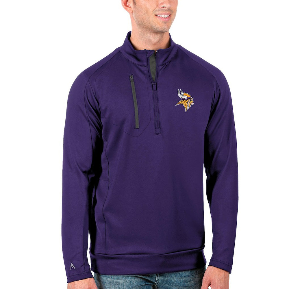 Minnesota Vikings  Antigua Generation Quarter-Zip Pullover Jacket