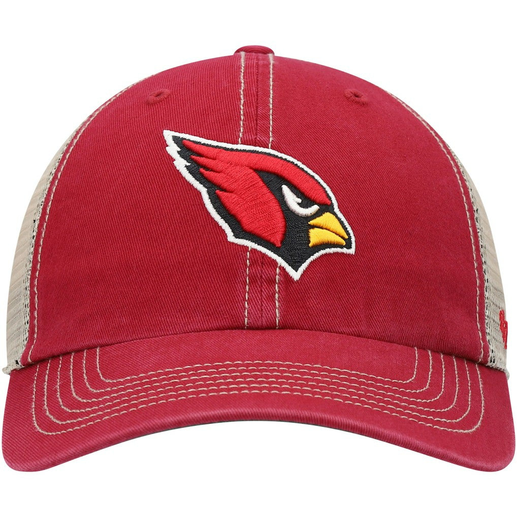 Arizona Cardinals 47 brand '47 Trawler Trucker Clean Up Snapback Hat