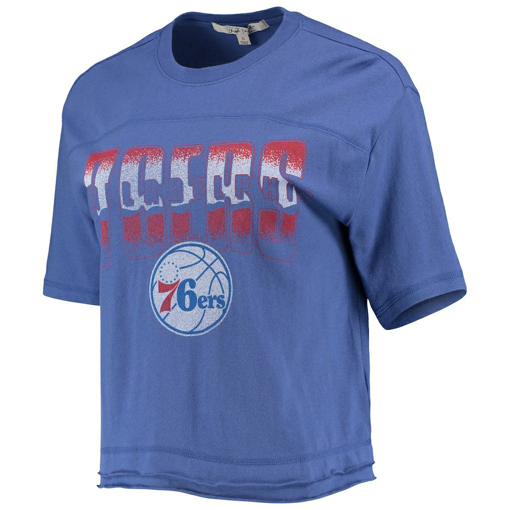 Philadelphia 76ers Junk Food Women's Gradient Crop Top For Sale