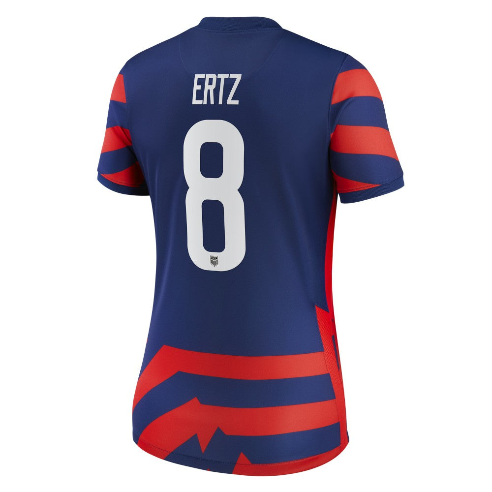 Julie Ertz USWNT Women's 2021/22 Away Vapor Match Player Jersey Blue - Nike