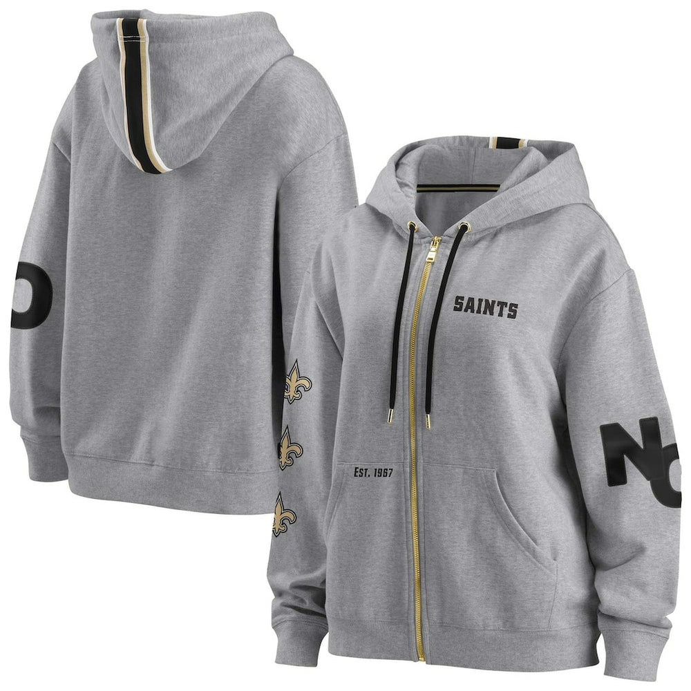 New Orleans Saints  WEAR by Erin Andrews Women's Full-Zip Hoodie