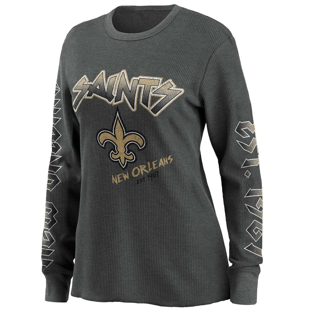 New Orleans Saints  WEAR by Erin Andrews Women's Long Sleeve Thermal T-Shirt
