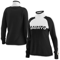 New Orleans Saints  WEAR by Erin Andrews Women's Ski Raglan Pullover Sweater