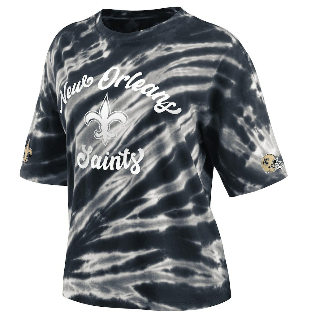 New Orleans Saints  WEAR by Erin Andrews Women's Tie-Dye T-Shirt