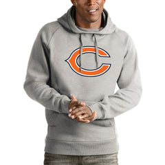 Chicago Bears  Antigua Logo Victory Pullover Hoodie