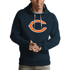 Chicago Bears  Antigua Logo Victory Pullover Hoodie