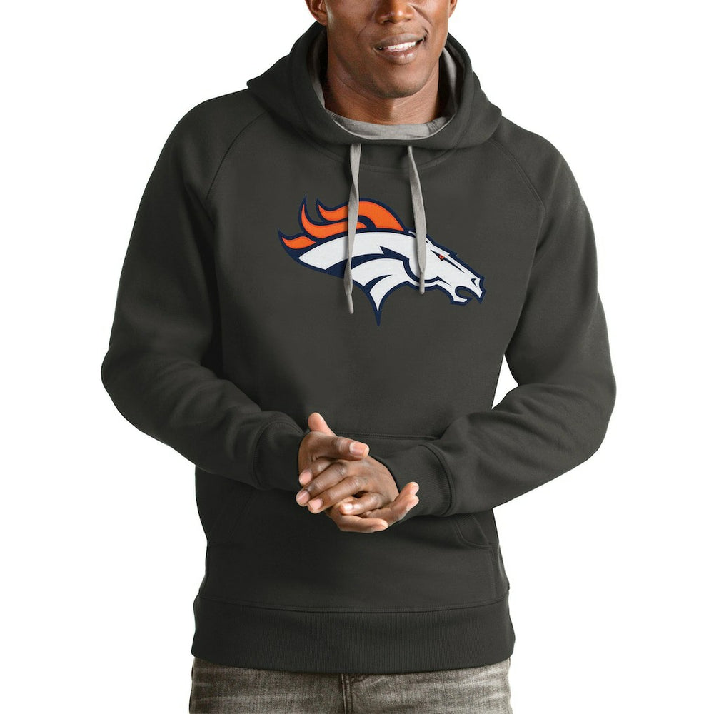 Denver Broncos  Antigua Victory Pullover Hoodie