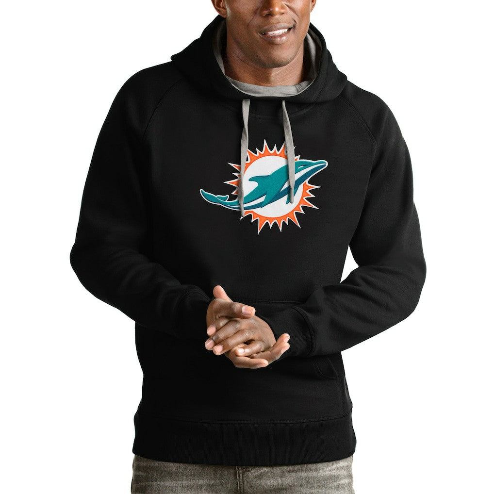 Miami Dolphins  Antigua Victory Pullover Hoodie