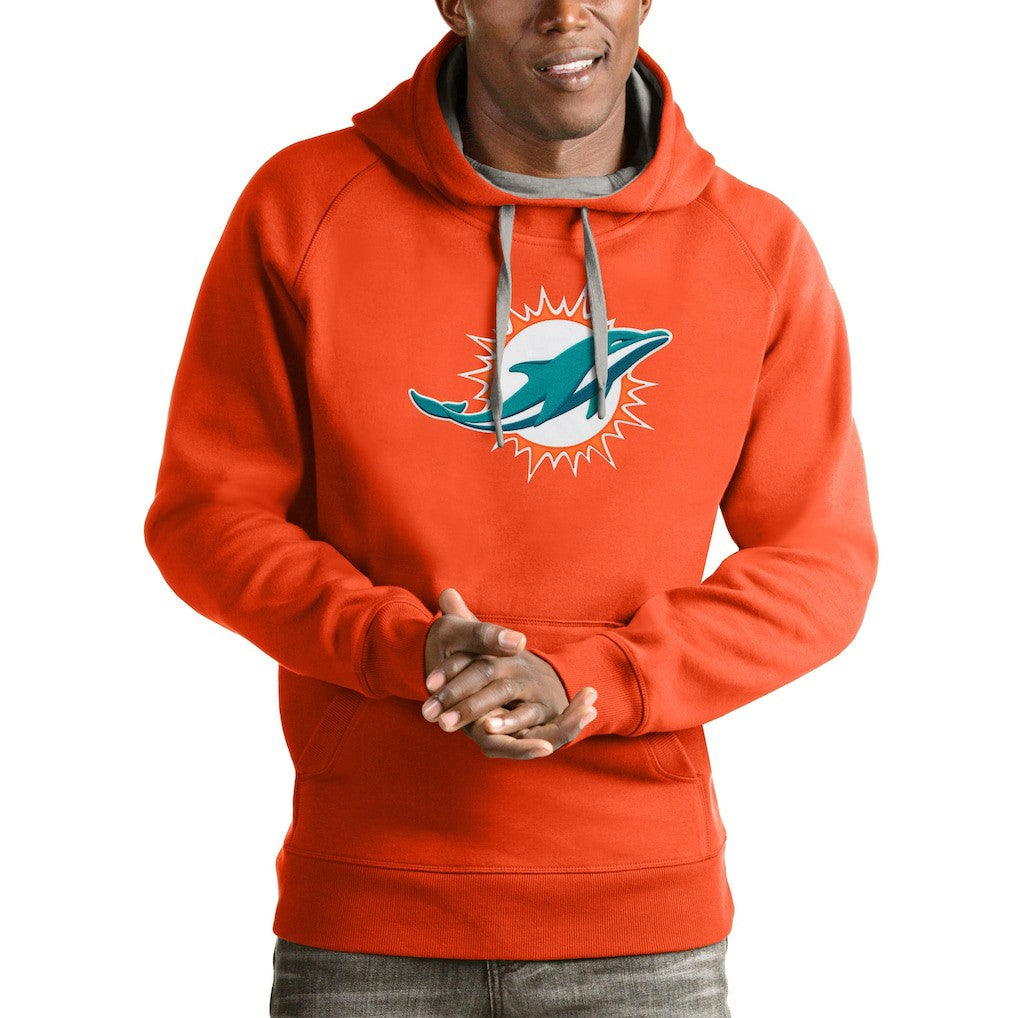 Miami Dolphins  Antigua Victory Pullover Hoodie
