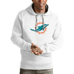 Miami Dolphins  Antigua Victory Pullover Hoodie
