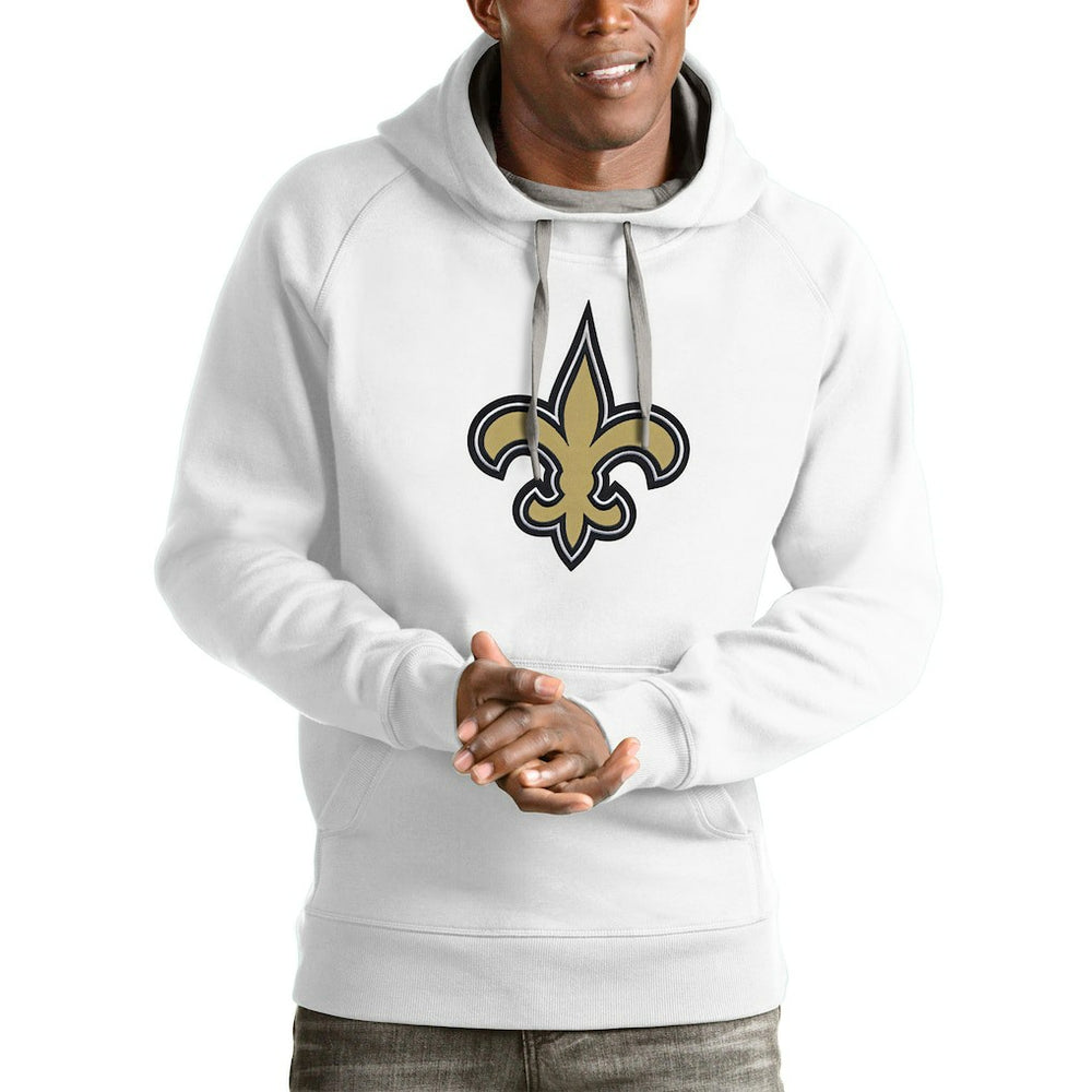 New Orleans Saints  Antigua Victory Pullover Hoodie