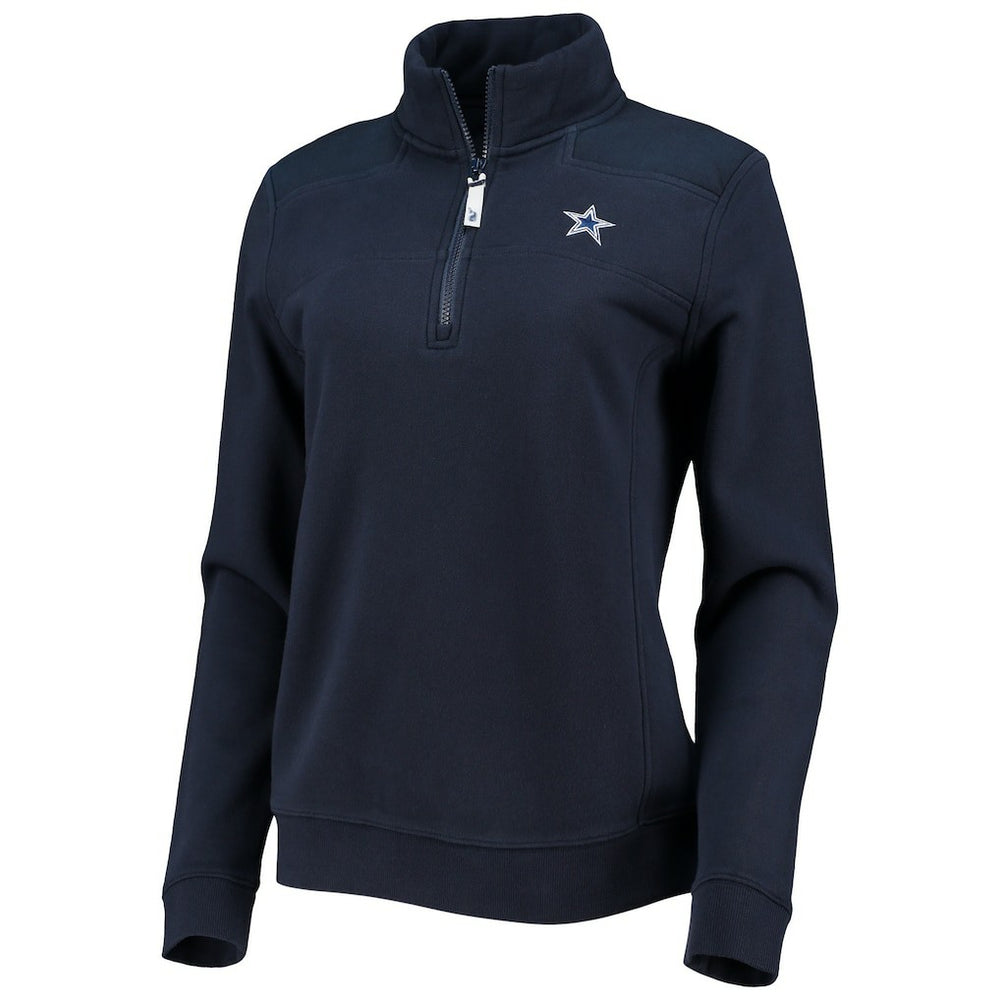 Dallas Cowboys  Vineyard Vines Women's Shep Shirt Quarter-Zip Sweatshirt