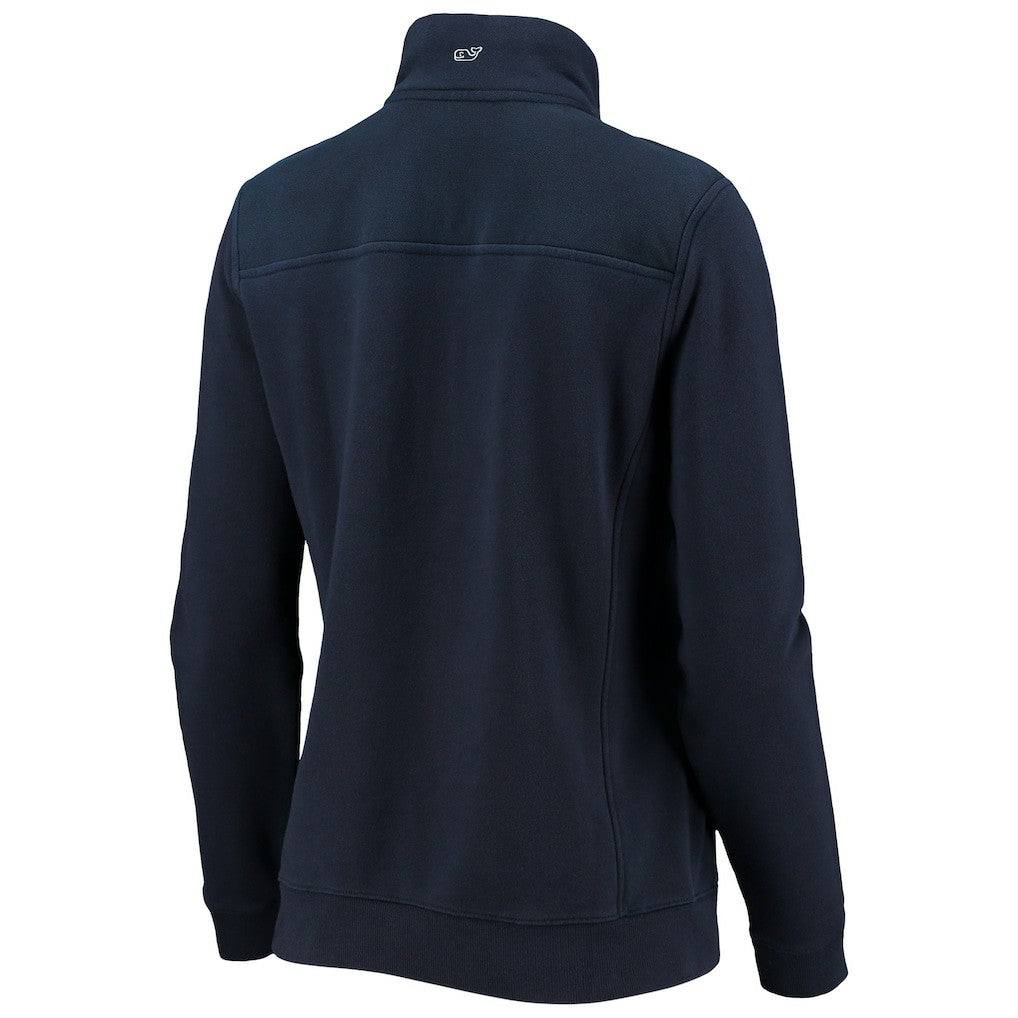 Dallas Cowboys  Vineyard Vines Women's Shep Shirt Quarter-Zip Sweatshirt