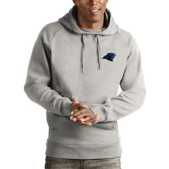 Carolina Panthers  Antigua Logo Victory Pullover Hoodie