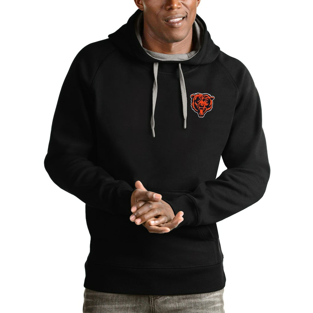 Chicago Bears  Antigua Logo Victory Pullover Hoodie