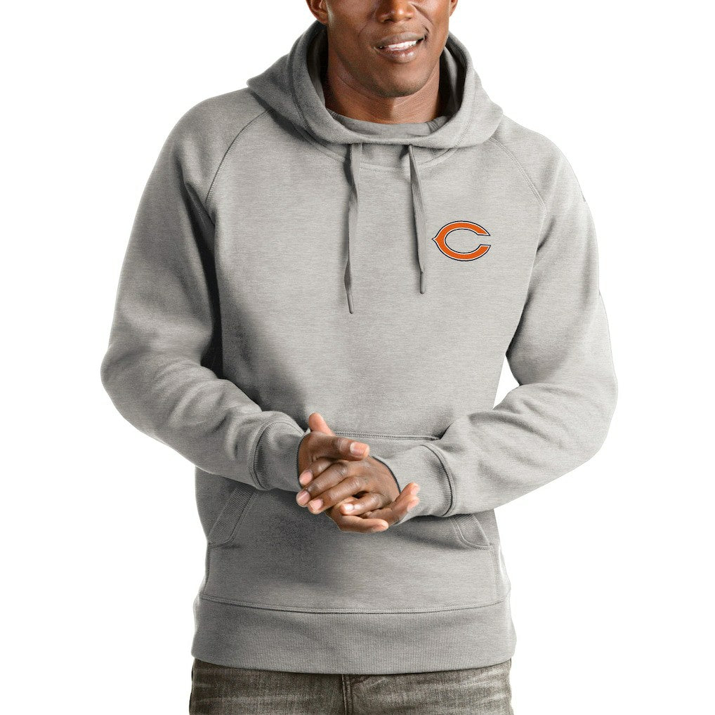 Chicago Bears  Antigua Logo Victory Pullover Hoodie