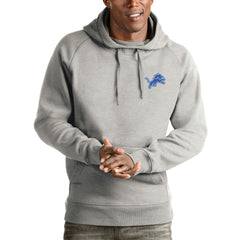Detroit Lions  Antigua Logo Victory Pullover Hoodie