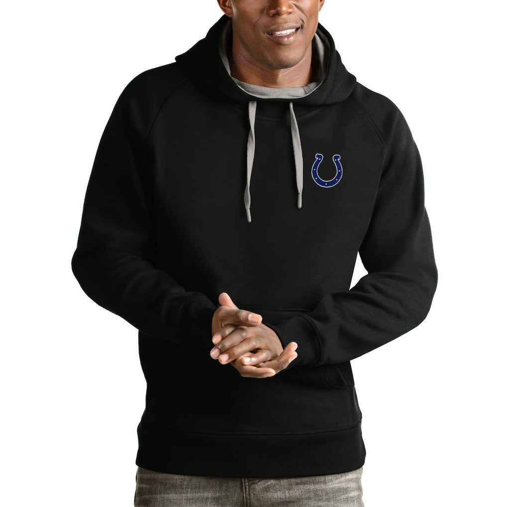 Indianapolis Colts  Antigua Logo Victory Pullover Hoodie