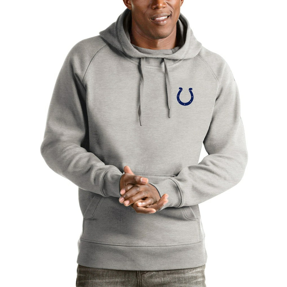 Indianapolis Colts  Antigua Logo Victory Pullover Hoodie