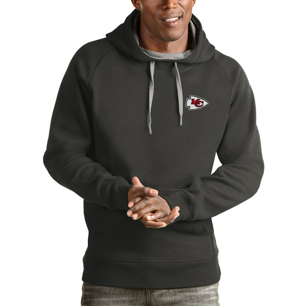 Kansas City Chiefs  Antigua Logo Victory Pullover Hoodie