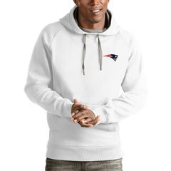 New England Patriots  Antigua Logo Victory Pullover Hoodie