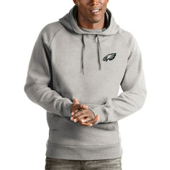 Philadelphia Eagles  Antigua Logo Victory Pullover Hoodie