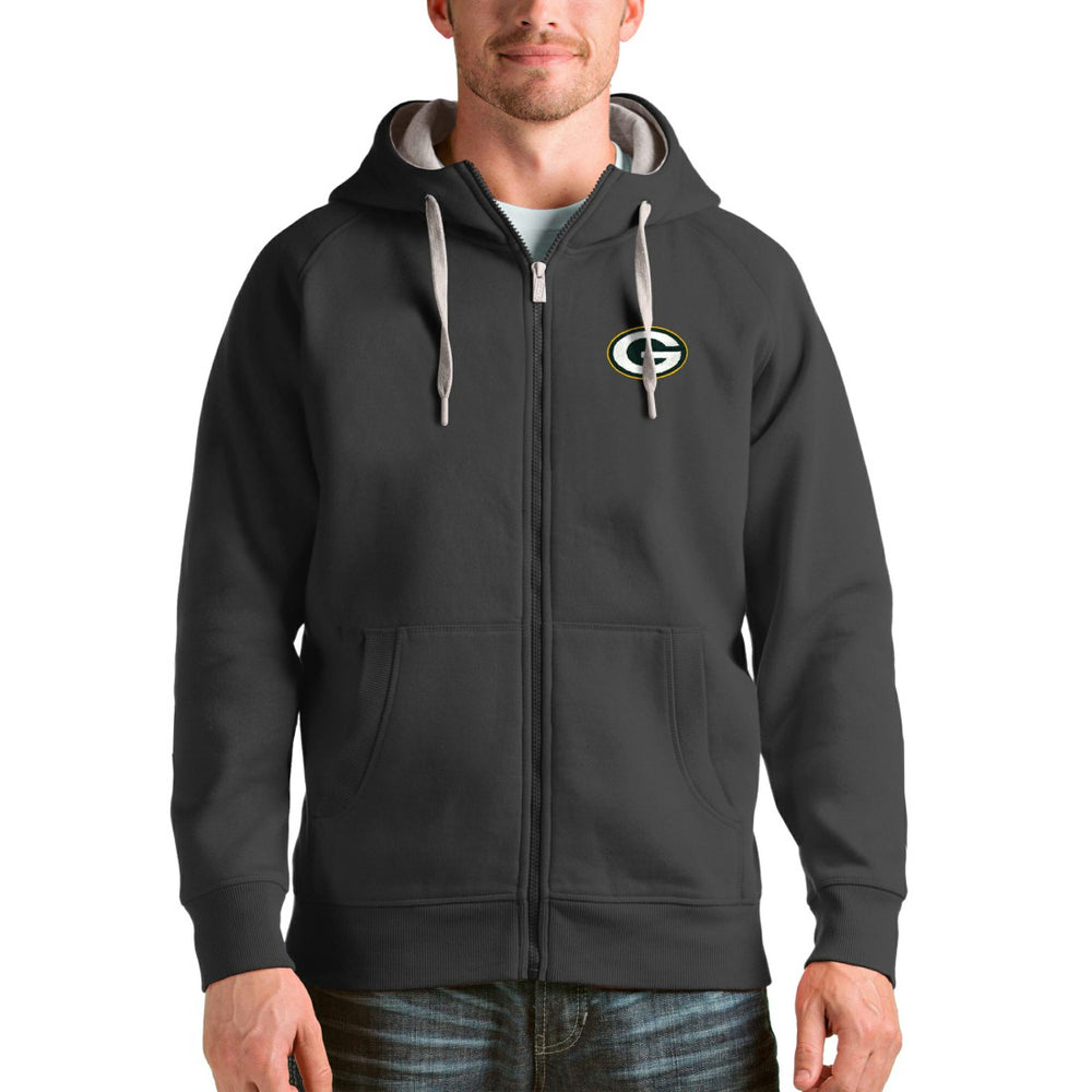 Green Bay Packers  Antigua Victory Full-Zip Hoodie