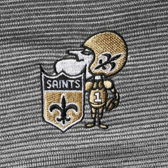 New Orleans Saints  Antigua Throwback Cycle Quarter-Zip Jacket