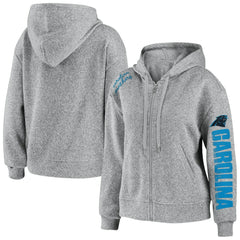 Carolina Panthers  WEAR by Erin Andrews Women's Full-Zip Hoodie