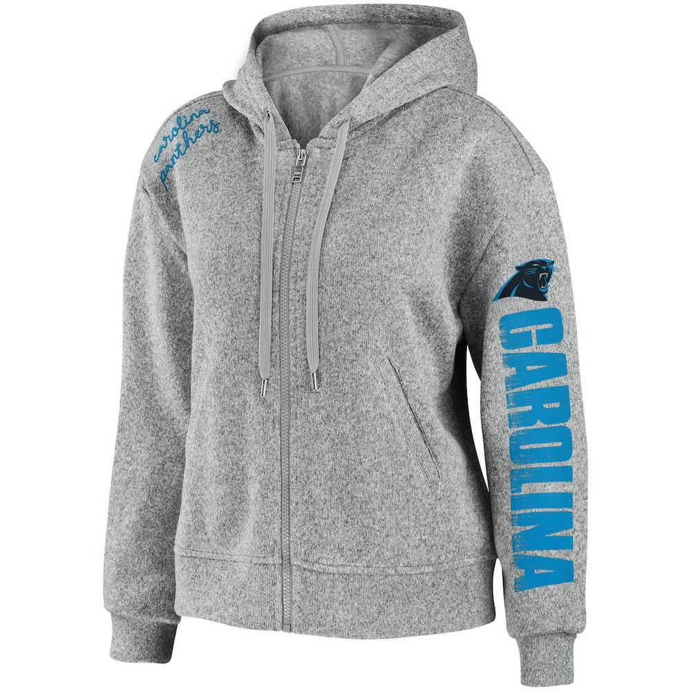 Carolina Panthers  WEAR by Erin Andrews Women's Full-Zip Hoodie