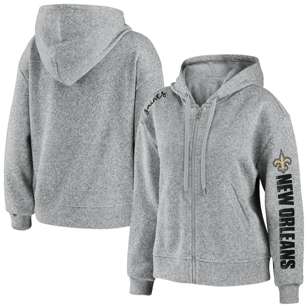 New Orleans Saints  WEAR by Erin Andrews Women's Full-Zip Hoodie