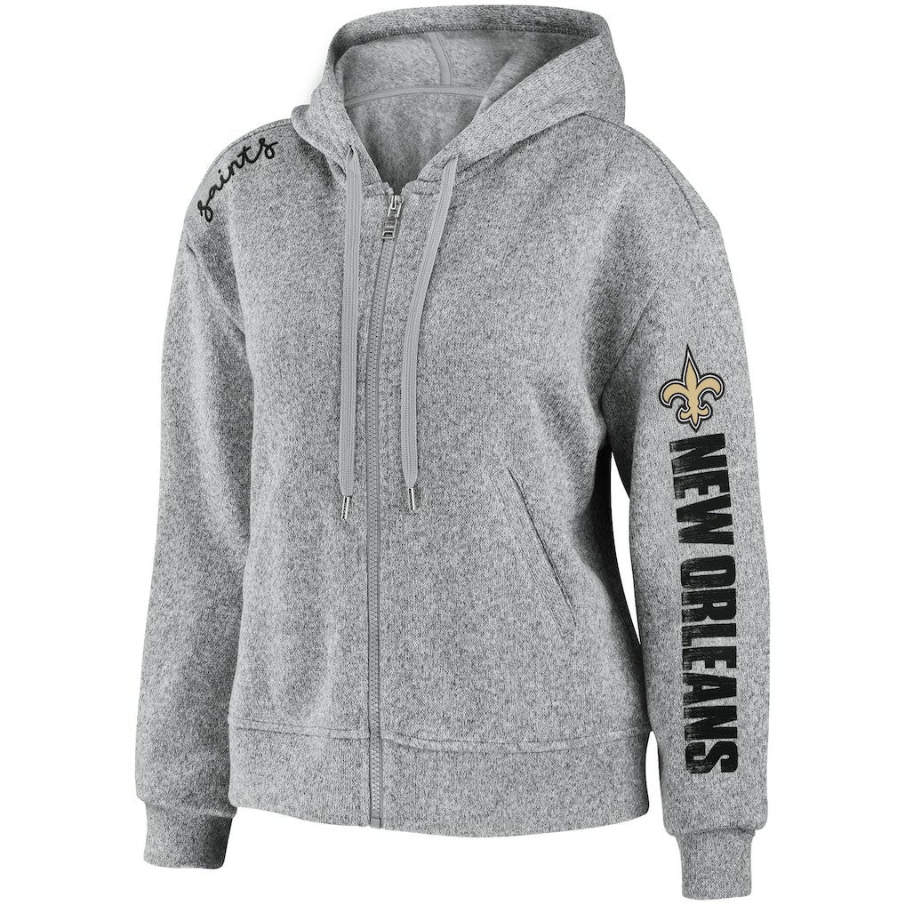 New Orleans Saints  WEAR by Erin Andrews Women's Full-Zip Hoodie