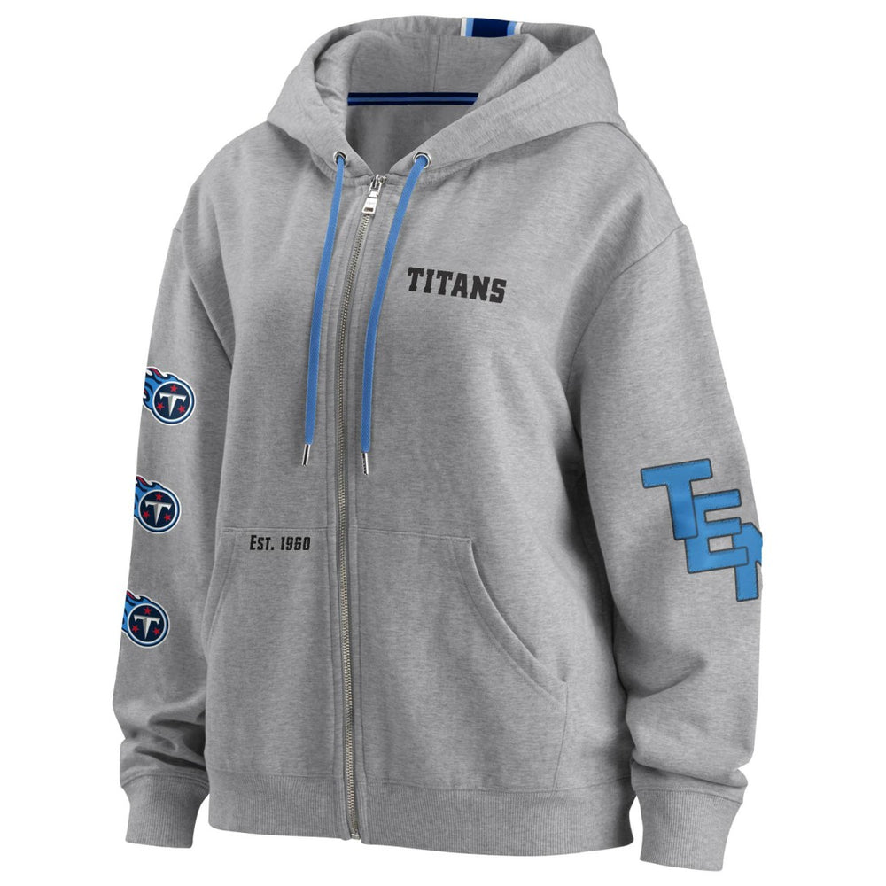 Tennessee Titans  WEAR by Erin Andrews Women's Full-Zip Hoodie