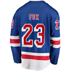 Adam Fox New York Rangers Fanatics Home Breakaway Replica Jersey For Sale