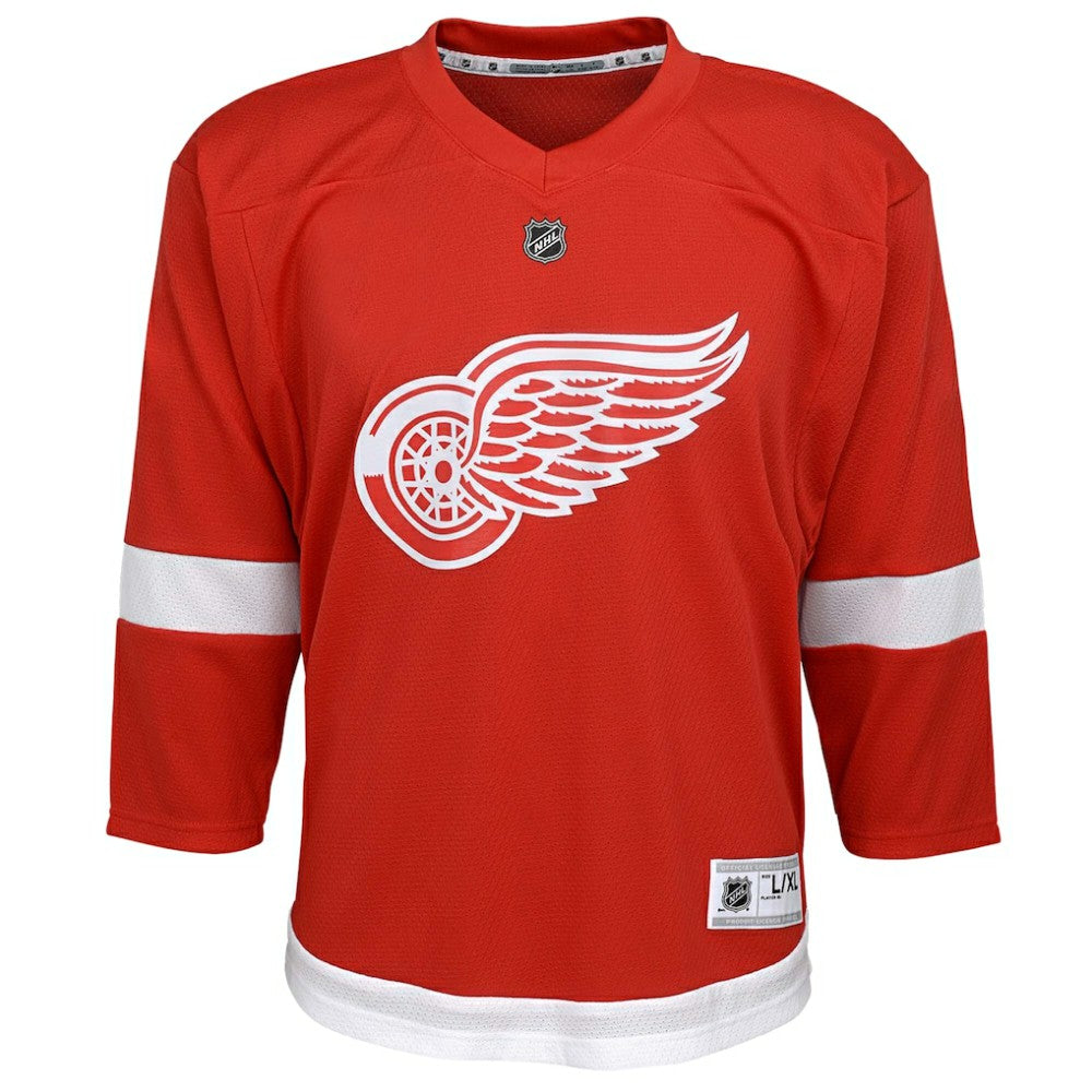 Detroit Red Wings Youth Home Replica Custom Jersey Outlet