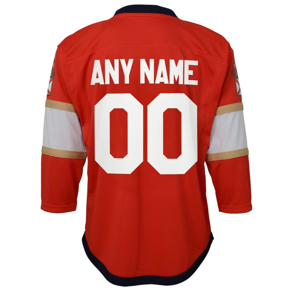 Florida Panthers Youth Home Replica Custom Jersey Discount