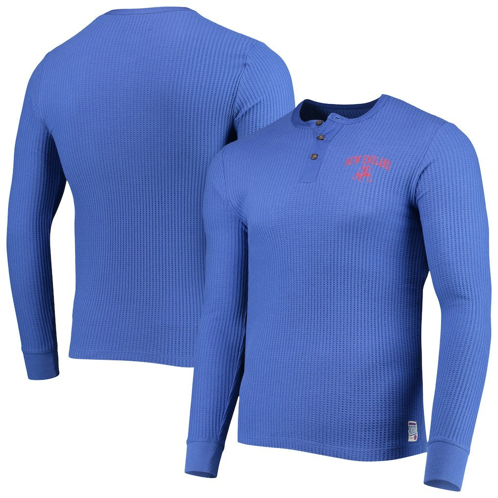 New England Patriots  Junk Food Thermal Henley Long Sleeve T-Shirt