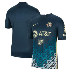 Club America Youth 2021/22 Away Breathe Stadium Replica Jersey Navy - Nike
