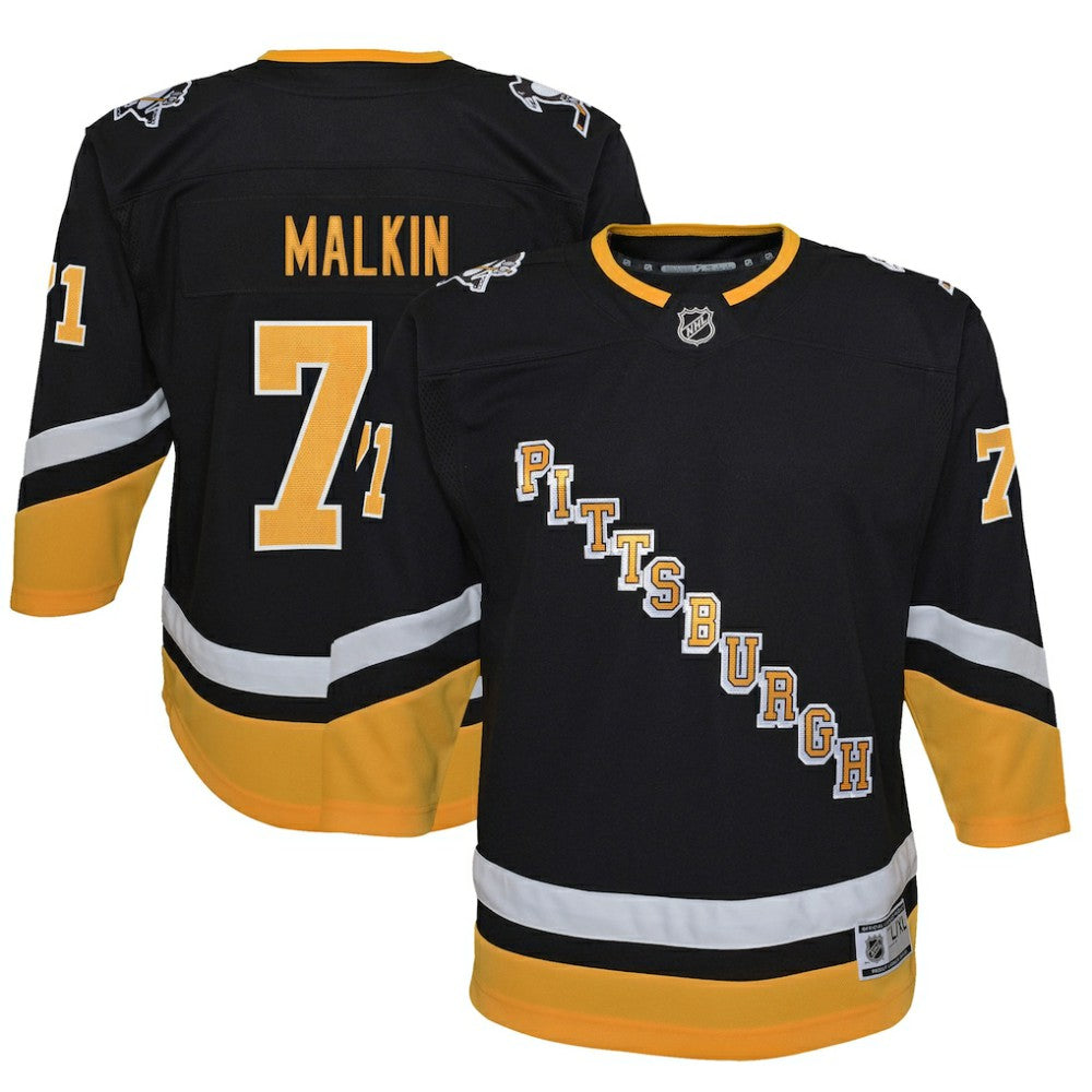 Evgeni Malkin Pittsburgh Penguins Youth 2021/22 Alternate Premier Player Jersey For Sale