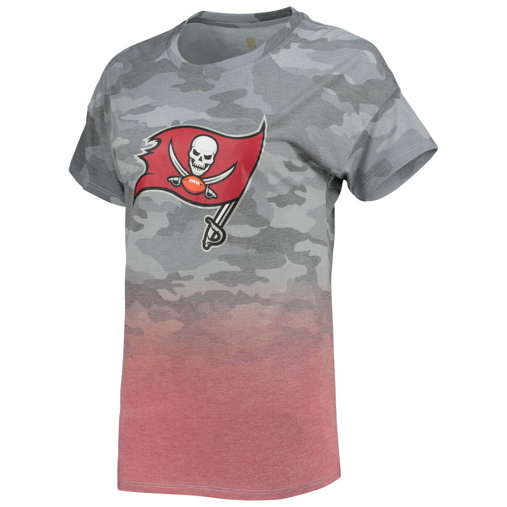 Tampa Bay Buccaneers  Juniors Beth Camo Dip-Dye T-Shirt